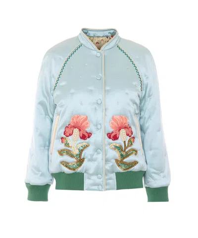Valentino Embroidered Jacket In Multi