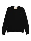 Valentino Embroidered-logo T-shirt In Black