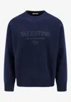 Valentino Wool Jersey. In Blue
