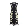 Valentino Embroidered Long Vest In Multi