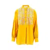 Valentino Embroidered Muslin Shirt