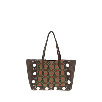 Valentino Garavani Embroidered Nellcote Tote Bag In Multicolor