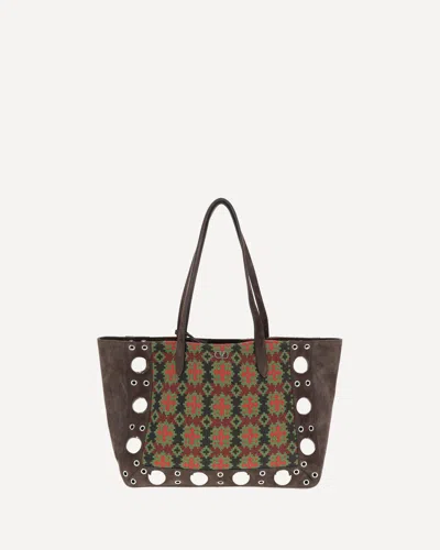 Valentino Garavani Embroidered Nellcote Tote Bag In Multicolor