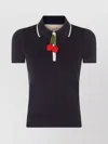 Valentino Polo Shirt Cotton Embroidered Detail