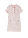 Valentino Womens Multicolor. Embellished Short-sleeves Woven Mini Dress