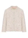 Valentino Garavani Embroidered Ribbon Tweed Jacket
