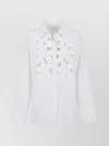 VALENTINO EMBROIDERED SHIRT | POPELINE COMPACT