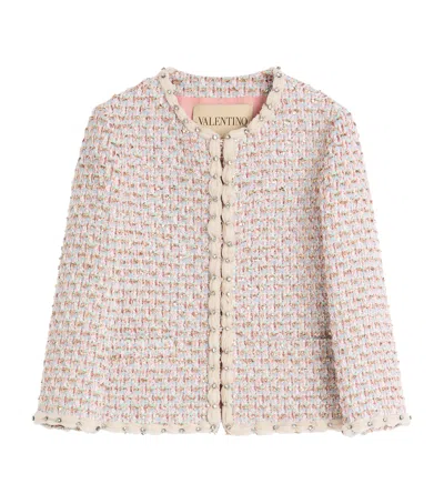 VALENTINO EMBROIDERED TWEED JACKET