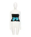 Valentino Embroidered Velvet Top