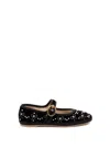 Valentino Vlogo Bow-embellished Ballet Flats In Black