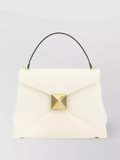 Valentino Garavani Envelope Chain Strap Bag With Gold-tone Hardware In Cream
