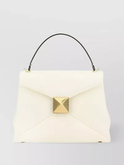 Valentino Garavani Envelope Chain Strap Bag With Gold-tone Hardware In Cream