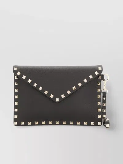 Valentino Garavani Envelope Clutch Studded Design Wrist Strap