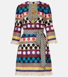 Valentino Escape Polka-dot Silk Minidress