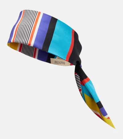 Valentino Garavani Escape Printed Silk Headband