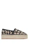 Valentino Platform Sole Geometric Pattern Espadrilles