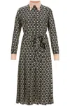 Valentino Este\n\nmidi Twill Dress With All The In Black