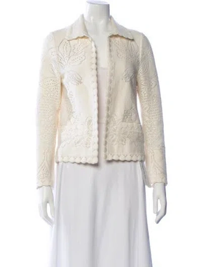 Pre-owned Valentino Evening Jacket In Neutral