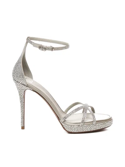 Valentino Garavani Eveninglam Sandal With Crystals