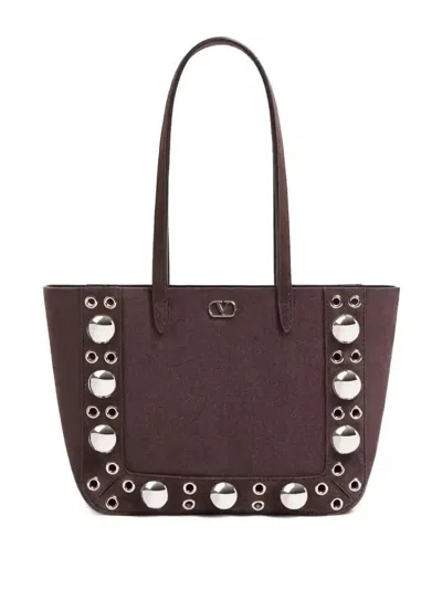 Valentino Garavani Eyelet-detailing Tote Bag