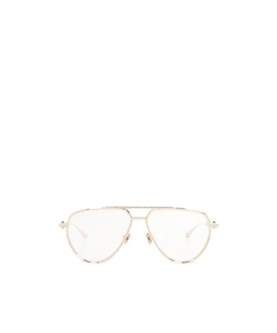 Valentino Garavani Rockstud Pilot-frame Glasses In White