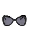 Valentino Eyewear Butterfly-frame Sunglasses In Black
