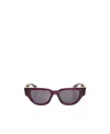 Valentino Eyewear Cat-eye Sunglasses In Gray
