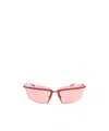 Valentino Eyewear Geometric-frame Sunglasses In Pink
