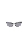 Valentino Eyewear Geometric-frame Sunglasses In Gray
