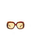 Valentino Eyewear Oversized Frame Sunglasses