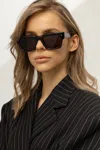 Valentino Eyewear Patterned Sunglasses In Brown