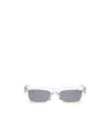 Valentino Eyewear Rectangle-frame Sunglasses In Gray