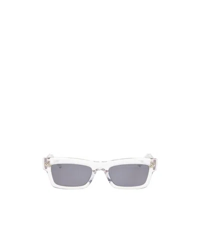 Valentino Eyewear Rectangle-frame Sunglasses In Gray