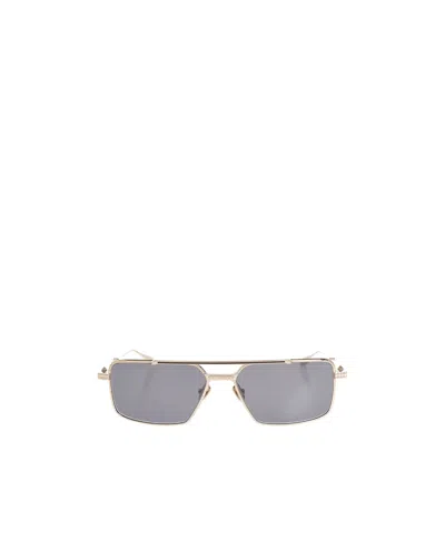 Valentino Eyewear Rectangular Frame Sunglasses In Gray