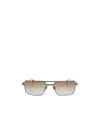 Valentino Eyewear Rectangular Frame Sunglasses In Multicolor