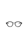 Valentino Eyewear Round Frame Glasses In Black