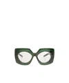 Valentino Eyewear Square Frame Sunglasses In Green