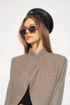 Valentino Eyewear Sunglasses With Logo In Gold