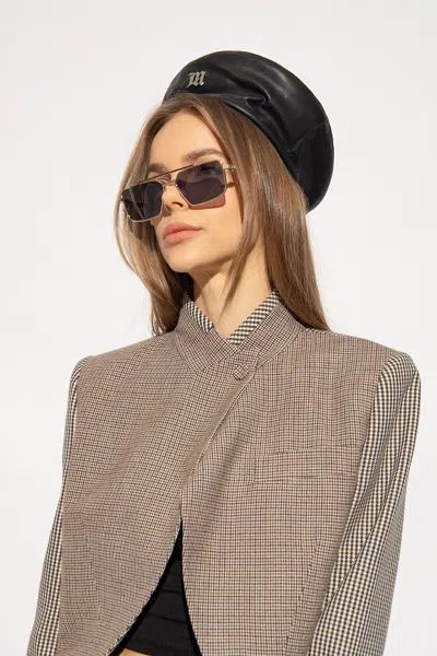 Valentino Eyewear Sunglasses With Logo In Gold