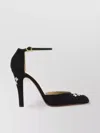 Valentino Garavani Hi Dolly Fabric Pumps With 105 Mm Floral Embroidery Woman Black 41 In Black