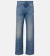 Valentino Chez Logo Patch Straight-leg Jeans