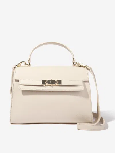 Valentino Garavani Kids' Valentino Fae Re Satchel Bag In White