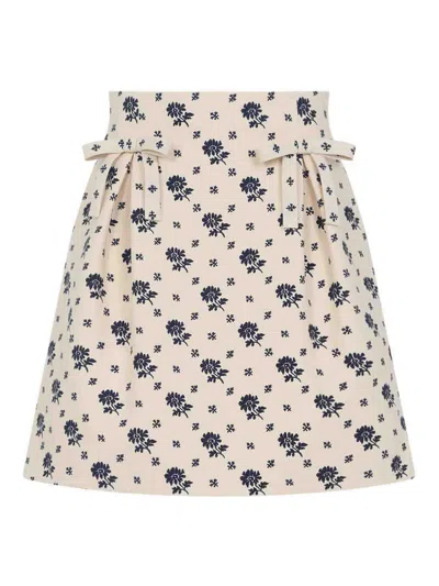 VALENTINO VIRGIN WOOL MINI SKIRT