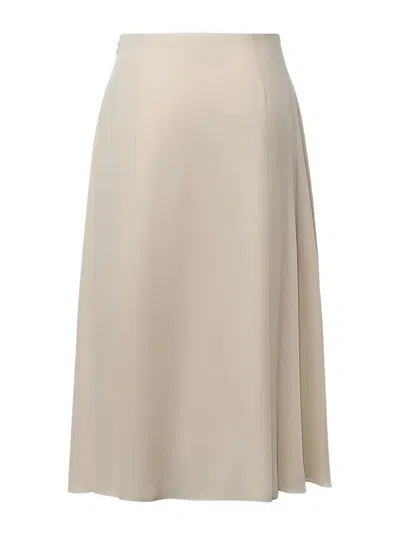 Valentino Falda Semilarga - Beis In Neutral