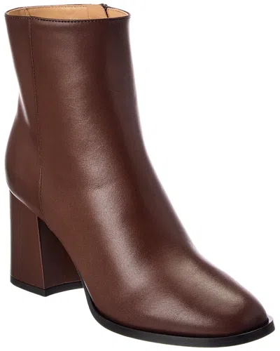 Valentino Garavani Valentino Fawcette 80 Leather Boot In Brown