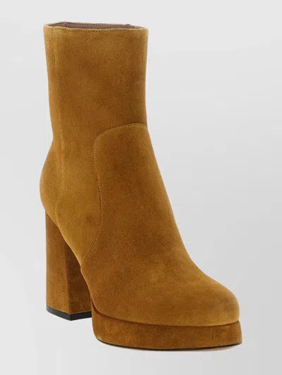 Valentino Garavani 90mm Fawcette Platform Vlogo Signature Ankle Boots In Multi