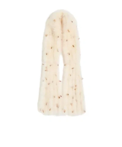 Valentino Garavani Feather Boa In White