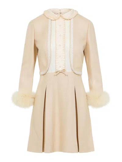 Valentino Feathers Mini Dress