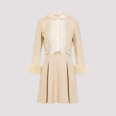 VALENTINO FEATHERS MINI DRESS