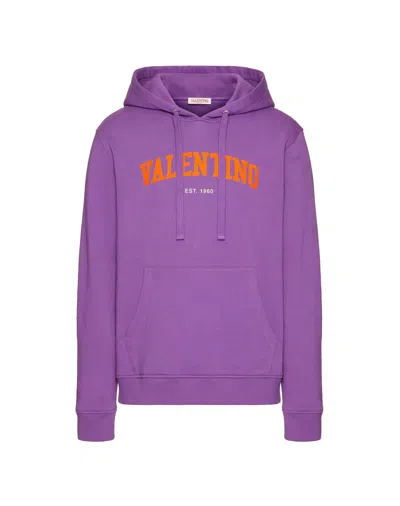 VALENTINO VALENTINO FELPA JERSEY CAPP,REG,PRINT VALENTI